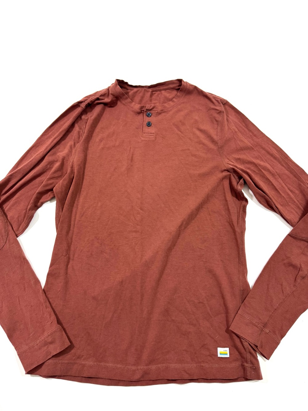 Vuori Mens Ever Henley Shirt Long Sleeve